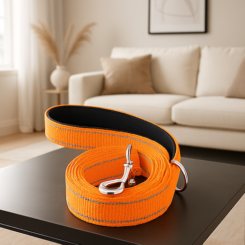 belle longe chien orange endoralonge