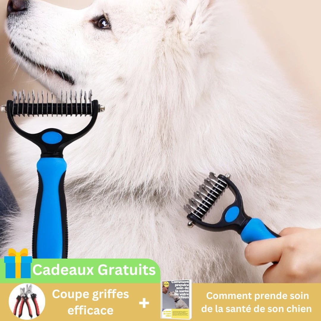 ÉpilPro™ | Brosse pour chien épilatoire - Pitou a Tout