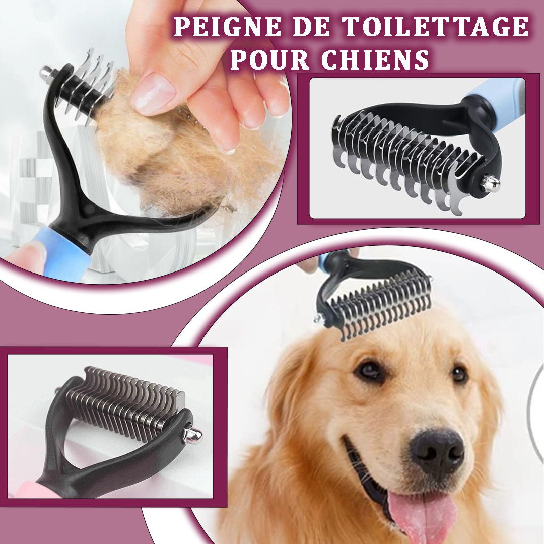 ÉpilPro™ | Brosse pour chien épilatoire - Pitou a Tout