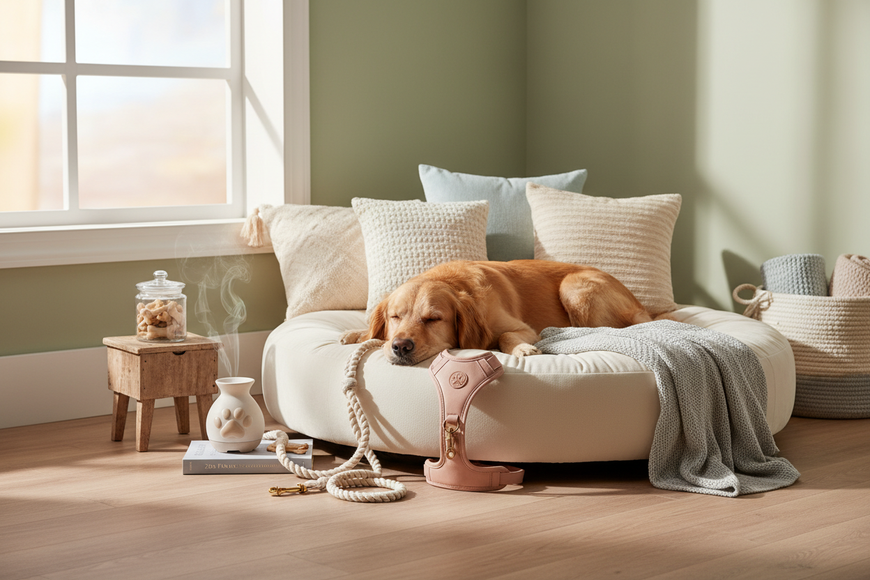 produits qui apportent lumière et sérénité qui rendre leur vie plus douce et plus agréable( pour chien)