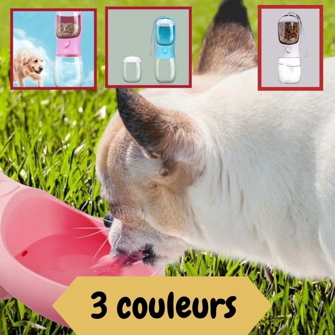 GOURDE PORTABLE | HYDROKIBBLE™ - Pitou a Tout